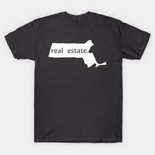 Massachusetts State Real Estate T-Shirt T-Shirt